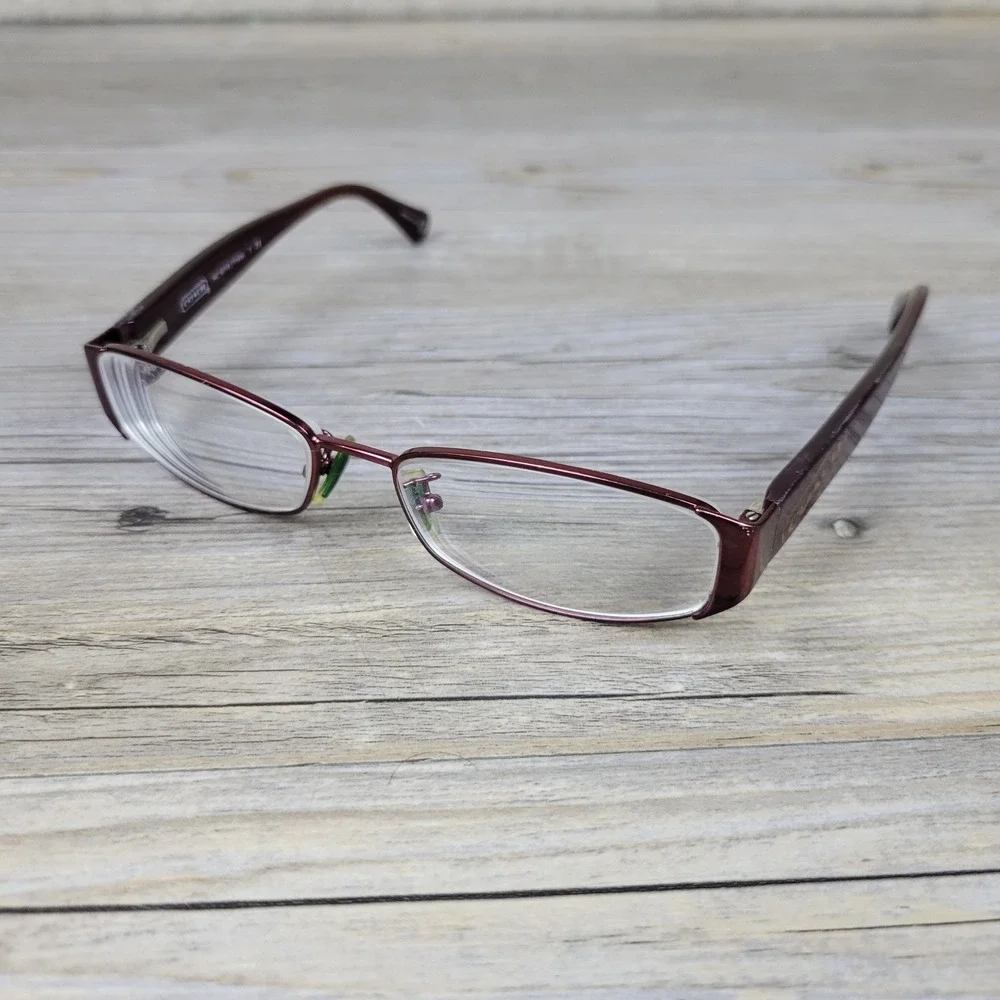 Coach Eyeglass Frames HC5019 Trista 9084 Satin Berry Rectangular Women 52-16-135